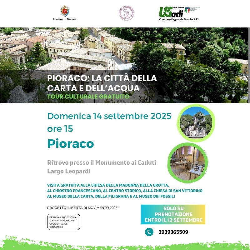 Pioraco: La città della carta e dell'acqua - Pioraco (MC) - US Acli Marche
