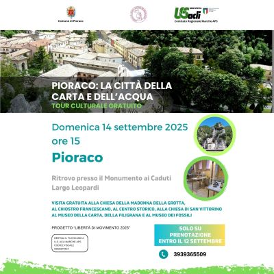 Pioraco: La città della carta e dell'acqua - Pioraco (MC) - US Acli Marche