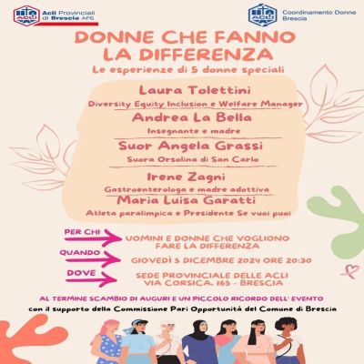 Donne che fanno la differenza - Acli Brescia (BS)