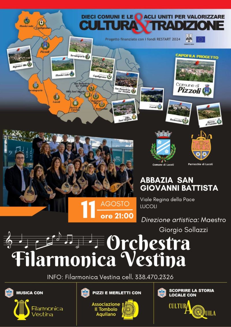 Cultura e Tradizione: Concerto &quot;Orchestra Filarmonica Vestina&quot; - Acli L&#039;Aquila (AQ)