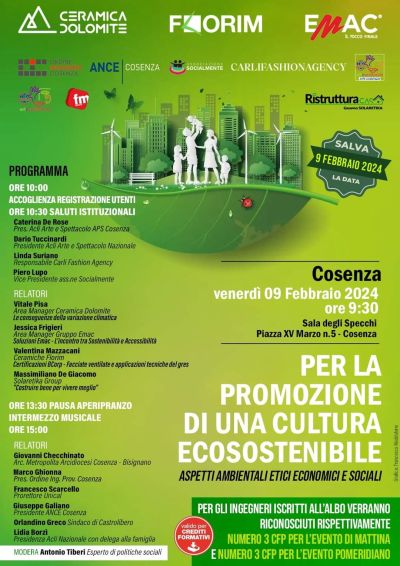Per la promozione di una cultura ecosostenibile - Acli Cosenza (CS)