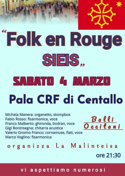 Folk en Rouge - Circolo Acli &quot;La Malinteisa&quot; (CN)