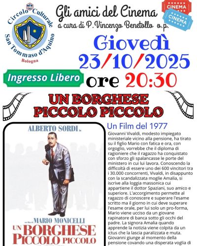Un borghese piccolo piccolo - Bologna - Circolo Acli San Tommaso d'Aquino (BO)