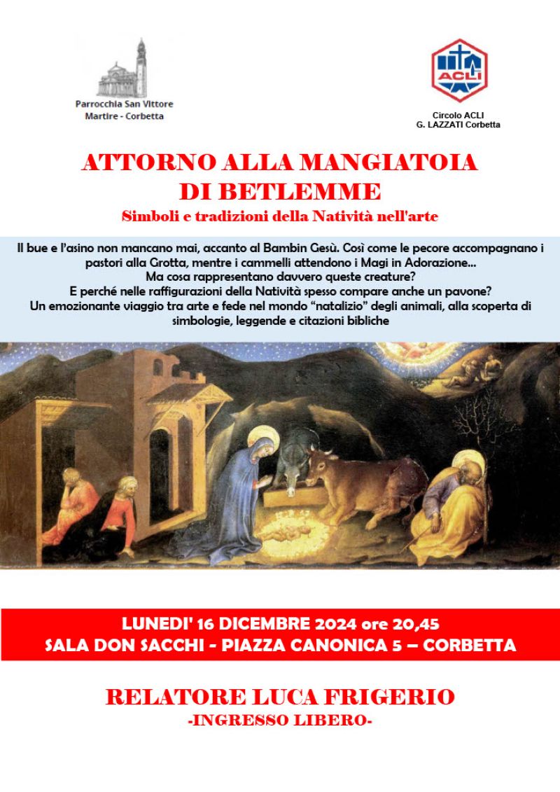 Attorno alla mangiatoia di Betlemme - Circolo Acli Corbetta (MI)
