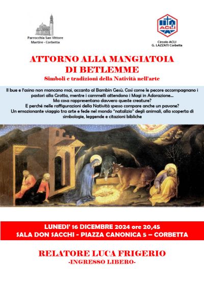 Attorno alla mangiatoia di Betlemme - Circolo Acli Corbetta (MI)
