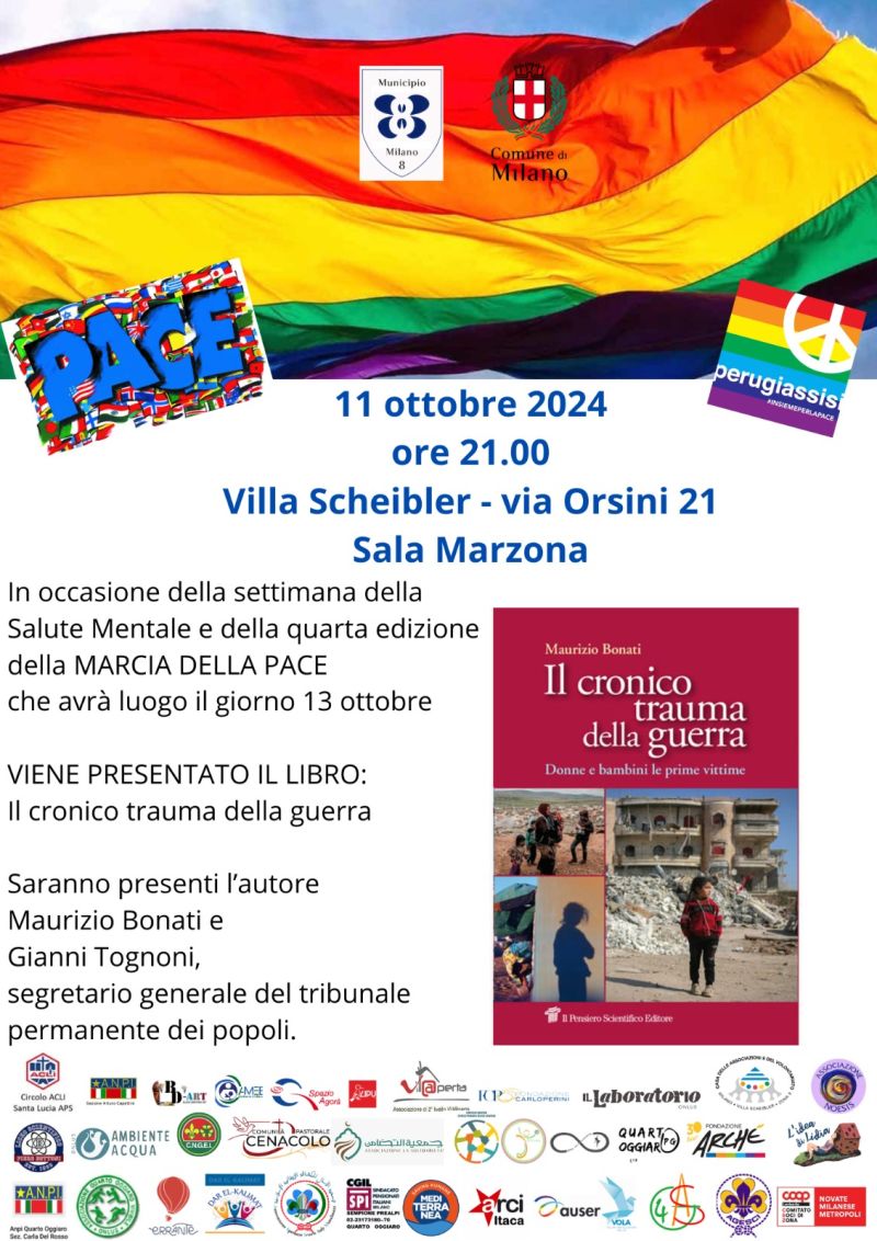 Presentazione libro &quot;Il cronico trauma della guerra&quot; - Circolo Acli Santa Lucia (MI)