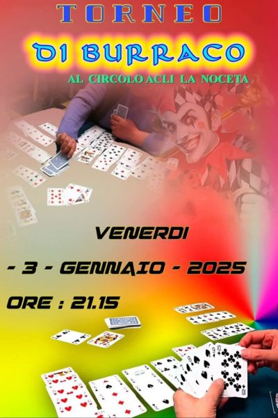 Torneo di Burraco - Circolo Acli Noceta (AR)