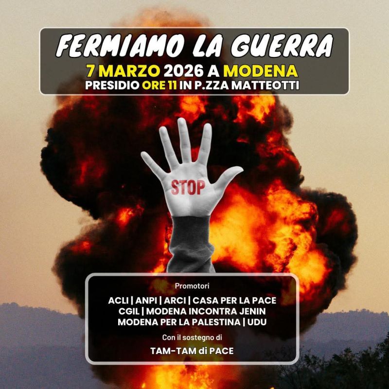 FERMIAMO LA GUERRA - MODENA