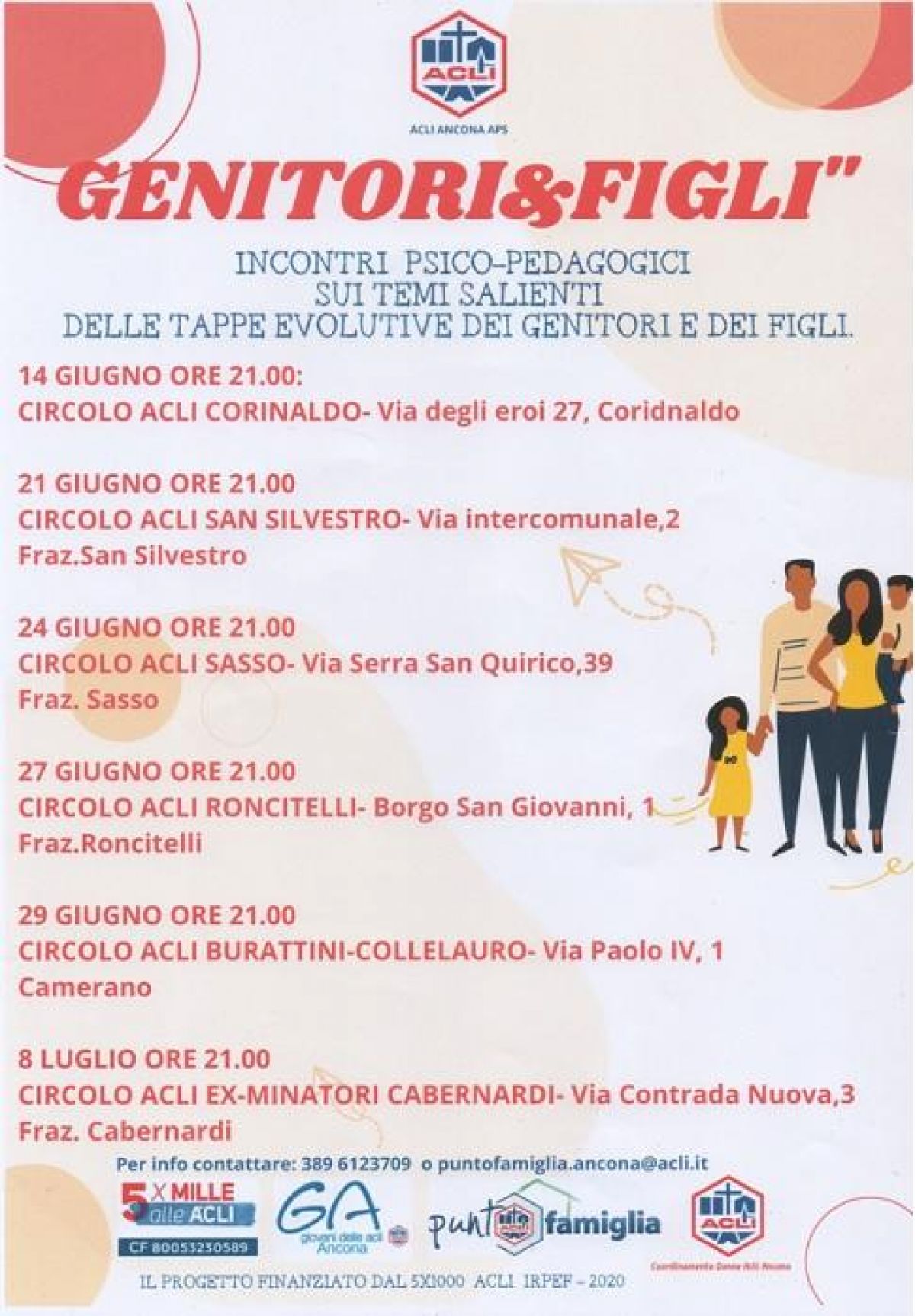 Genitori e figli - Acli Ancona (AN) e Circolo Acli Corinaldo (AN)
