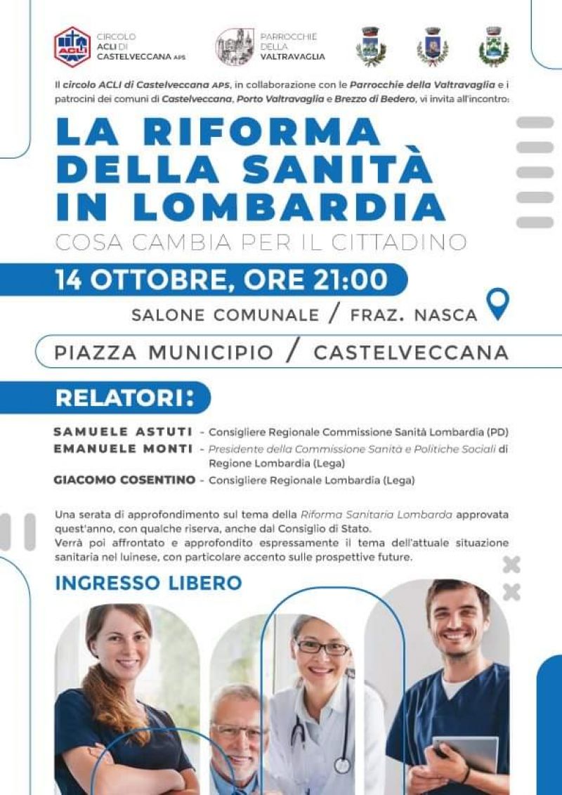 La riforma della sanità in Lombardia - Circolo Acli di Castelveccana (VA)