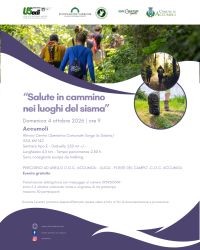 SALUTE IN CAMMINO NEI LUOGHI DEL SISMA - ACCUMOLI (RI) - US ACLI MARCHE