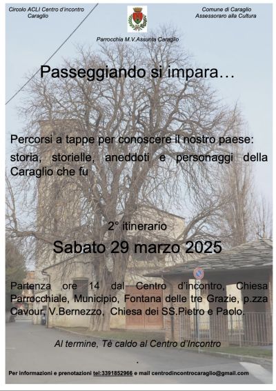 Passeggiando si impara... - Circolo Acli Caraglio (CN)