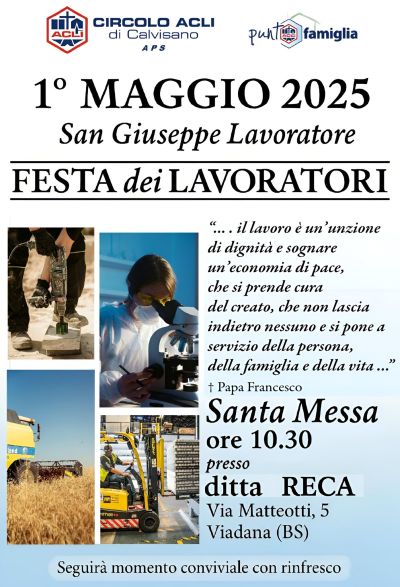 Festa dei Lavoratori - Circolo Acli Calvisano (BS)