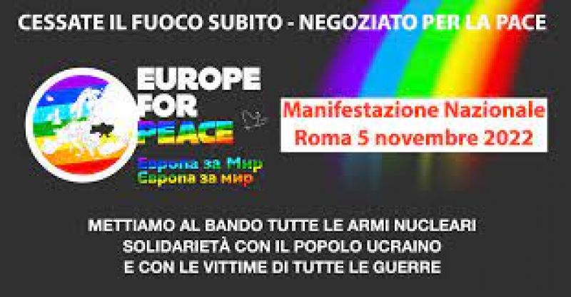 Pullman per la manifestazione Nazionale per la Pace - Circolo Acli Ruvo di Puglia (BA)