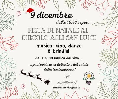 Festa di Natale al Circolo Acli San Luigi - Circolo Acli San Luigi (TS)