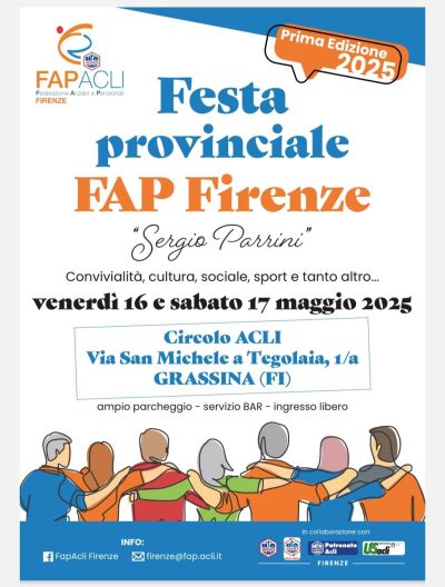 Festa provinciale FAP Firenze - FAP Firenze, Acli Firenze e Circolo Acli Grassina (FI)