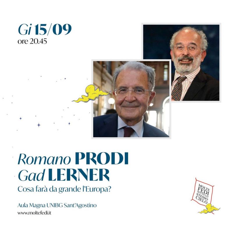 Cosa farà da grande l&#039;Europa? Gad Lerner e Romano Prodi - Acli Bergamo