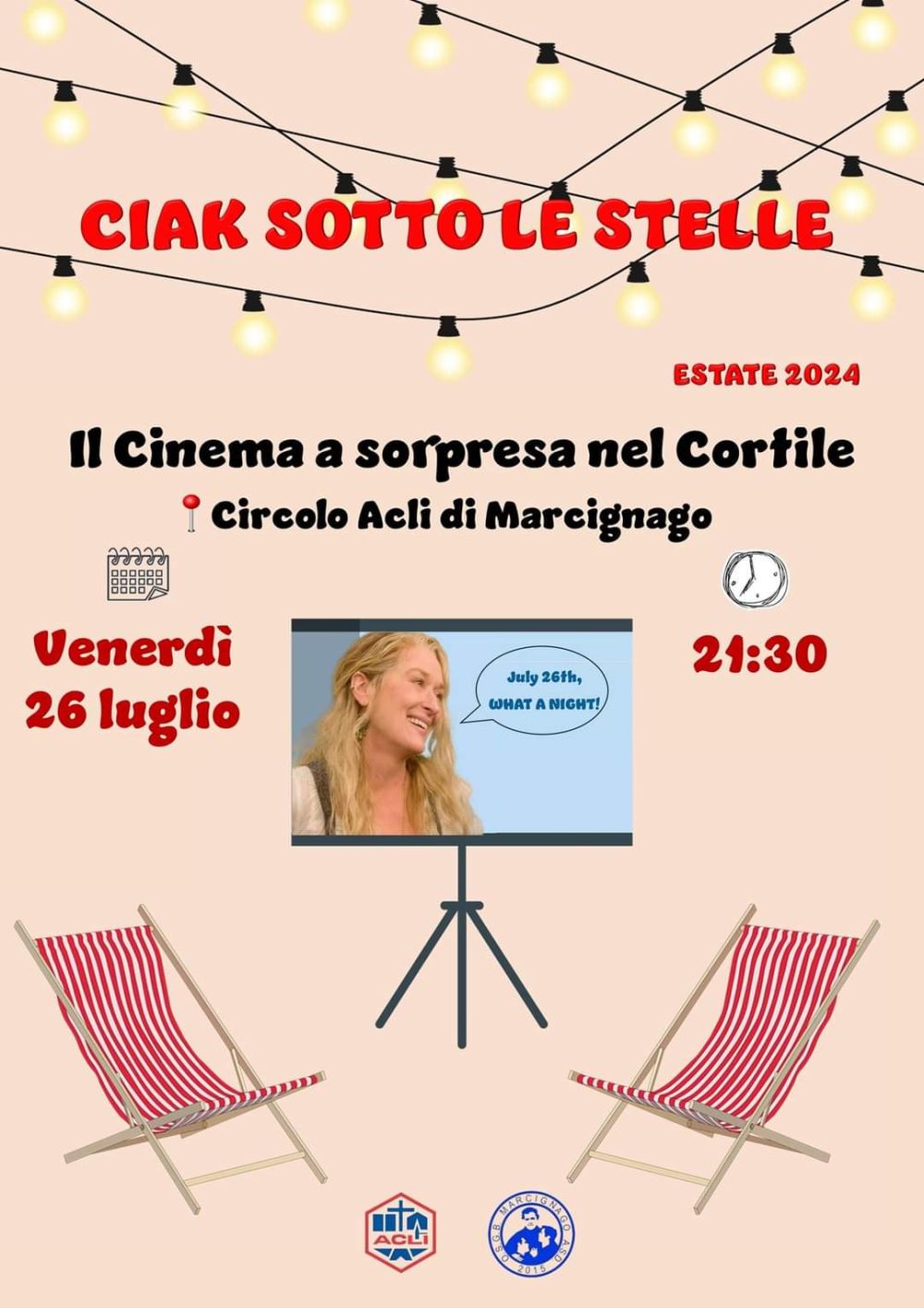 Ciak sotto le stelle - Circolo Acli Marcignago (PV)