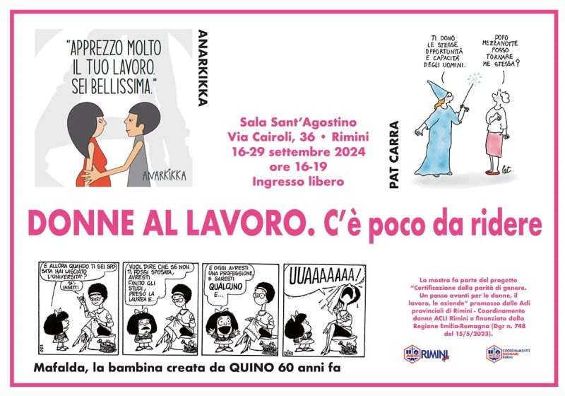 Donne al lavoro. C&#039;è poco da ridere - Acli Rimini e Coordinamento Donne Acli Rimini (RN)