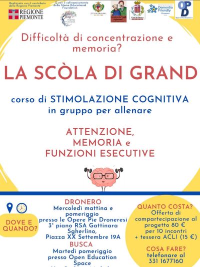 La Scòla di Grand - Busca (CN) - Circolo Acli Caffè Alzheimer (CN)