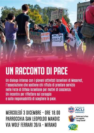 Un racconto di pace - Mirano - Circolo Acli Mirano (VE)