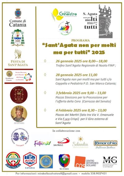 Sant'Agata non per molti ma per tutti - Acli Catania (CT)