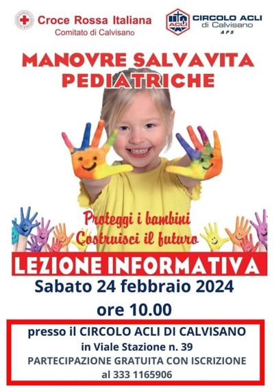 Manovre Salvavita Pediatriche - Circolo Acli Calvisano (BS)