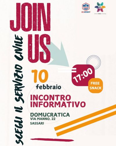Scegli il Servizio Civile: Incontro Informativo - Acli Sassari (SS)