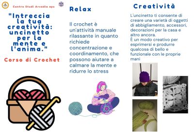 Corso Estivo di Crochet - Circolo Acli Arcadia (RM)