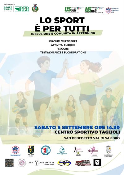 LO SPORT E' PER TUTTI - INCLUSIONE E COMUNITA' IN APPENINO - US ACLI BOLOGNA - ACLI BOLOGNA