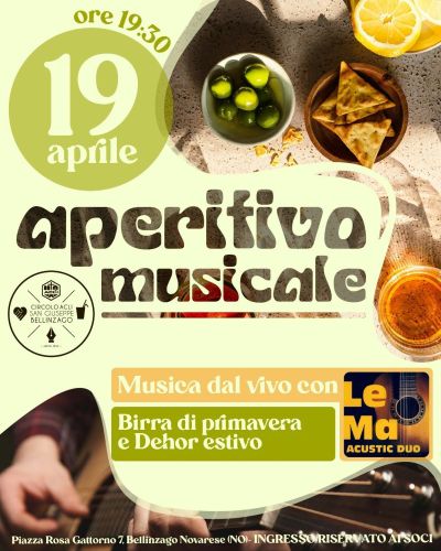 APERITIVO MUSICALE - BELLINZAGO NOVARESE (NO)