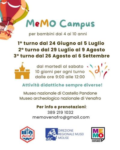 Memo Campus - Venafro (IS) - Ass. MeMo aff. Acli Molise