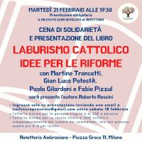 Presentazione libro &quot;Laburismo cattolico: Idee per le riforme&quot; - Acli Lombardia