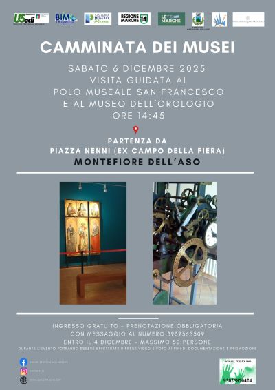 Camminata dei musei: Montefiore dell'aso - Montefiore dell'Aso (AP) - US Acli Marche