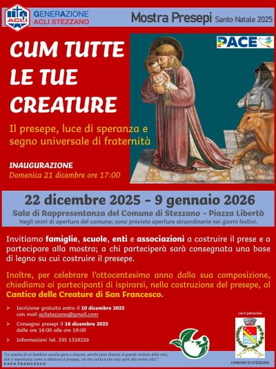 Cum tutte le tue creature - Stezzano (BG) - Circolo Acli Stezzano (BG)
