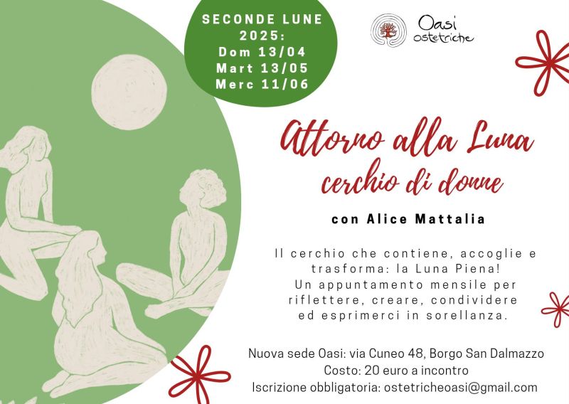 Attorno alla luna: Cerchio di donne - Oasi Osteriche aff. Acli Cuneo (CN)