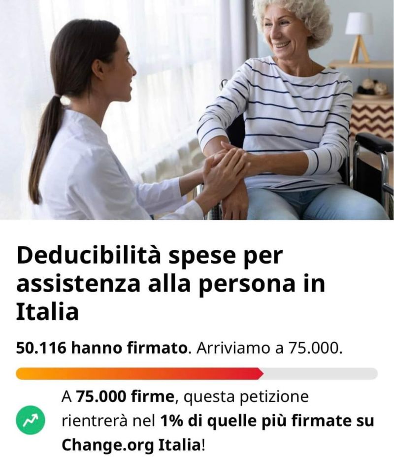 Deducibilità spese per assistenza alla persona in Italia - Acli Bologna (BO)