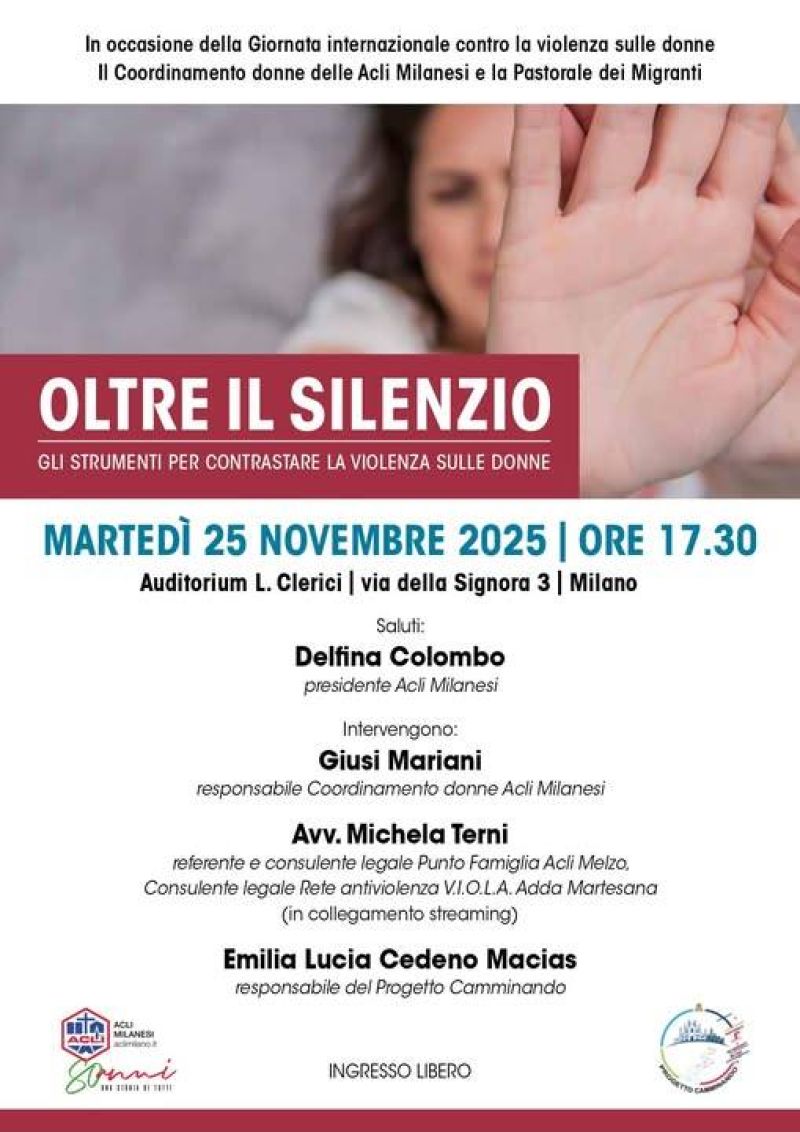 Oltre il silenzio - Milano - Acli Milano (MI)