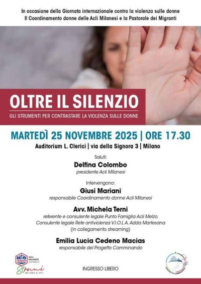 Oltre il silenzio - Milano - Acli Milano (MI)
