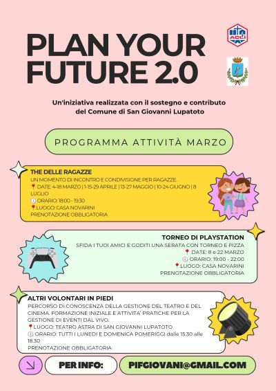 Plan your future 2.0 - Circolo Acli Il Lato Positivo (VR)