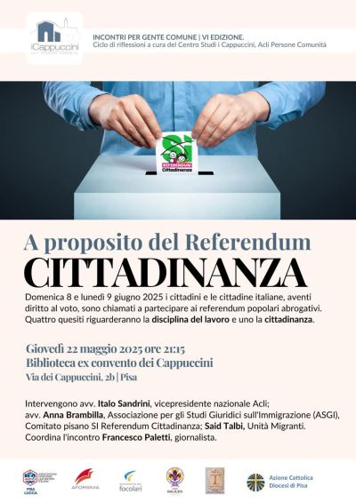 A proposito del Referendum Cittadinanza - Acli Pisa e Lucca (PI)