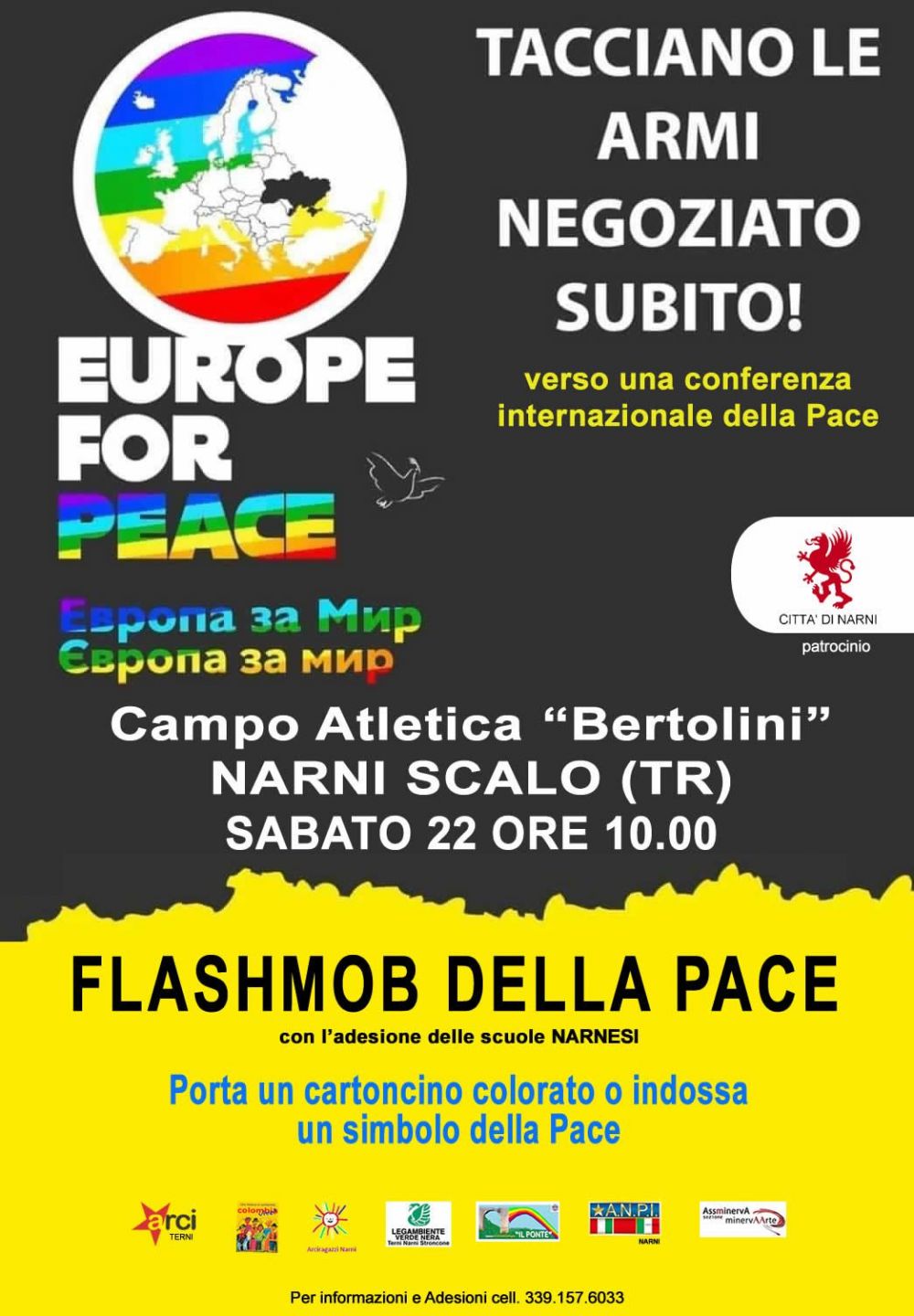 Tacciano le armi. Negoziato subito! - Acli Terni (TR)