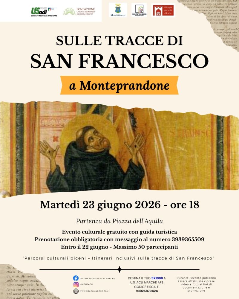 SULLE TRACCE DI SAN FRANCESCO A MONTEPRANDONE (AP) - US ACLI MARCHE