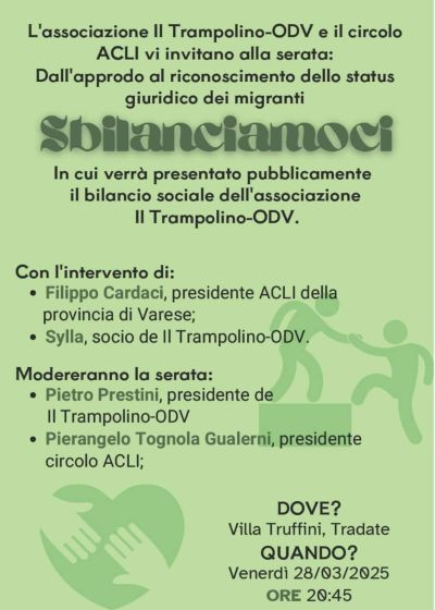 Sbilanciamoci - Circolo Acli Tradate (VA)