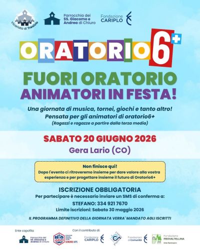 FUORI ORATORIO - ANIMATORI IN FESTA - GERA LARIO (CO)