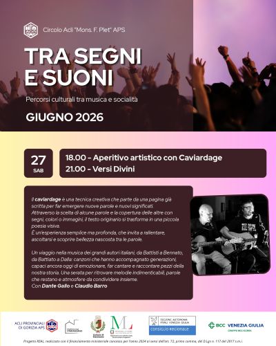TRA SEGNI E SUONI - CIRCOLO ACLI MONS. FRANCESCO PLET - STARANZANO (GO)