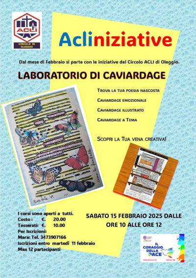 Laboratorio di Caviardage - Circolo Acli Oleggio (NO)