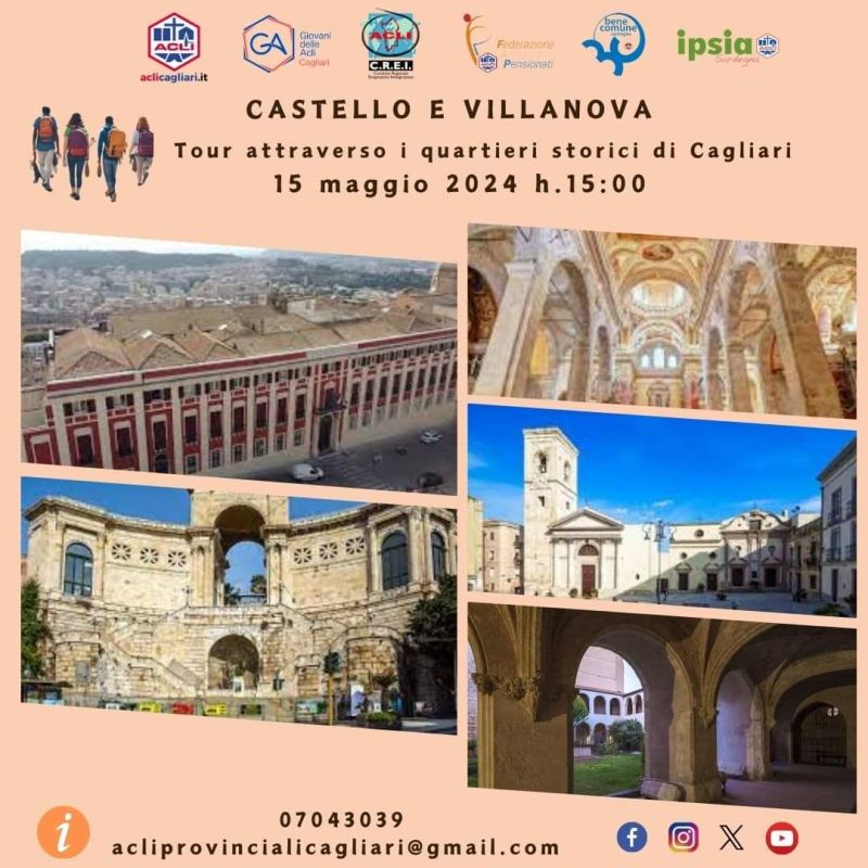 Castello e Villanova: Tour Attraverso i quartieri storici di Cagliari - Acli Cagliari (CA)