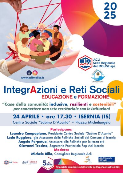 IntegrAzioni e Reti Sociali: Case della comunità - Acli Molise