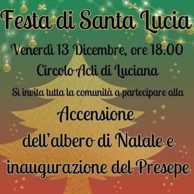 Festa di Santa Lucia - Circolo Acli Luciana (PI)
